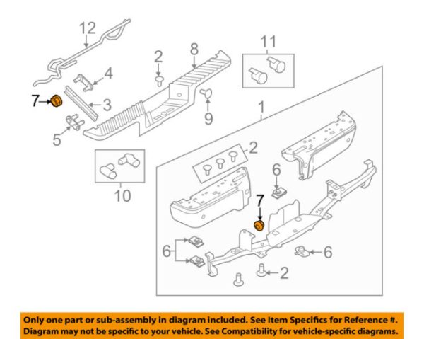 Par Porca Sextavada 12mm - Ford Motorcraft W520115s440 - Image 5