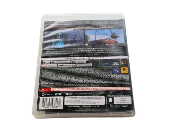 Case Do Game Grand Theft Auto V Five Ps3 - Capa E Manual (Usado) - Image 4