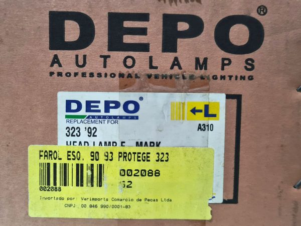 Farol Mazda Protege 323 90/93 Le Depo 2161122l - Image 2