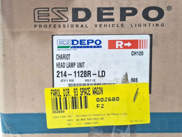 Farol Mitsubishi Space Wagon Ld 92/97 Depo 2141128r - Image 2