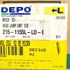 Farol Nissan March / Micra Le 92/95 Vidro Depo 2151155l - Image 2