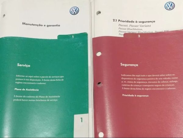 Manual Do Proprietário Passat 08/10 - Usado - Image 2