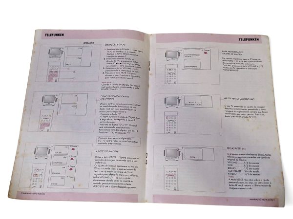 Manual Instrução Telefunken Tv 14 / 20 Color 14c5170 20c5170 (Usado) - Image 3