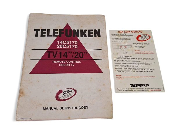 Manual Instrução Telefunken Tv 14 / 20 Color 14c5170 20c5170 (Usado) - Image 6
