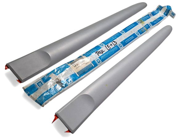Par Friso Moldura Porta Traseira Corsa 98 Primer 93335897 - Imagem 3