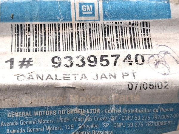 Canaleta da Porta T/Ld Corsa 02/ 93395740 - Imagem 3