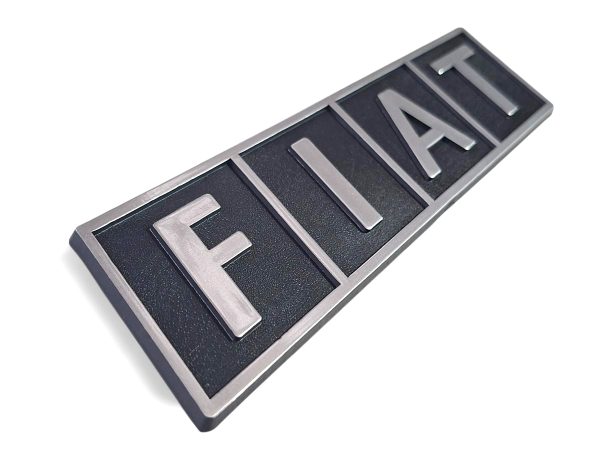 Emblema Tampa Tras Fiorino 88/93 Preto/cinza 23x5,5cm 00526 - Imagem 4