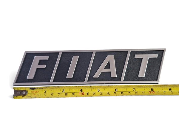 Emblema Tampa Tras Fiorino 88/93 Preto/cinza 23x5,5cm 00526 - Imagem 5