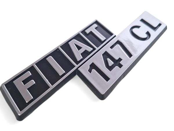Emblema Fiat 147 Cl 76/86 Preto/cinza 00504 - Imagem 2