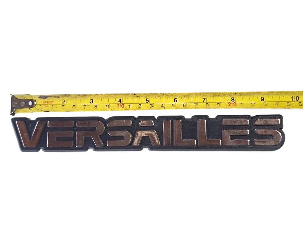 Emblema Versailles 94/96 Preto/cromo 00705b - Imagem 4