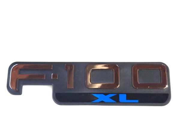 Emblema F-100 Xl 99/00 Preto/cromo 10603 22x6cm - Imagem 5