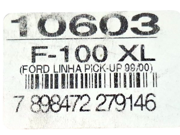 Emblema F-100 Xl 99/00 Preto/cromo 10603 22x6cm - Imagem 6