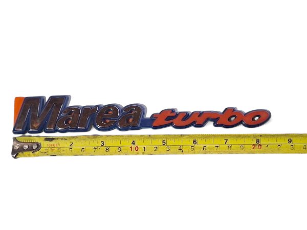 Emblema Marea Turbo 98/01 Azul/cromo 00567a - Imagem 4