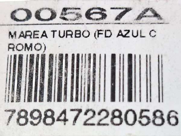 Emblema Marea Turbo 98/01 Azul/cromo 00567a - Imagem 6