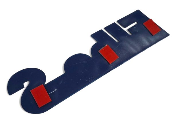 Emblema Elba S 87/93 Azul/cromo 00520a - Imagem 3
