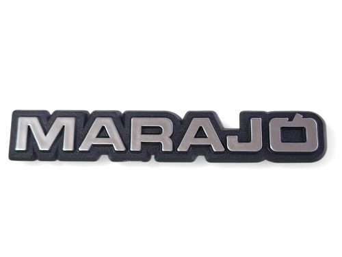 Emblema Marajó 80/89 Preto/cinza 00121