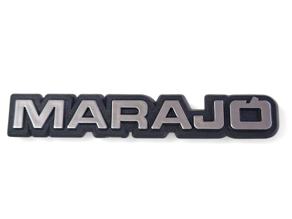 Emblema Marajó 80/89 Preto/cinza 00121