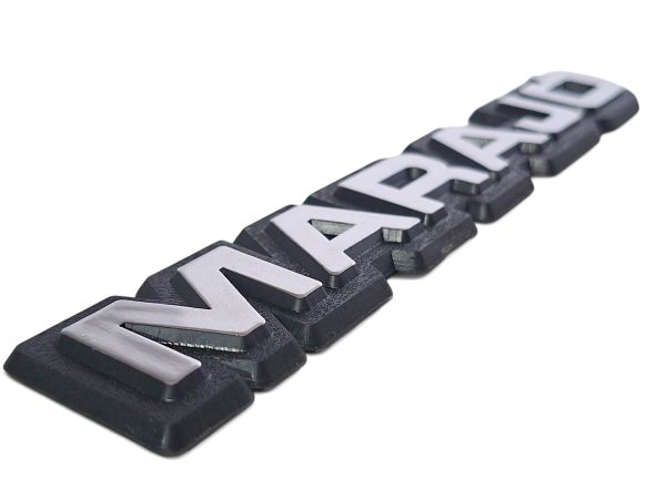 Emblema Marajó 80/89 Preto/cinza 00121 - Imagem 4