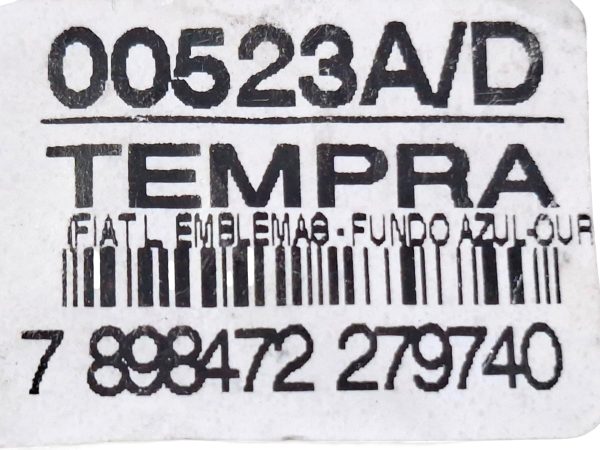 Emblema Tempra Ouro 93/94 Azul/dourado 00523a/d - Imagem 7