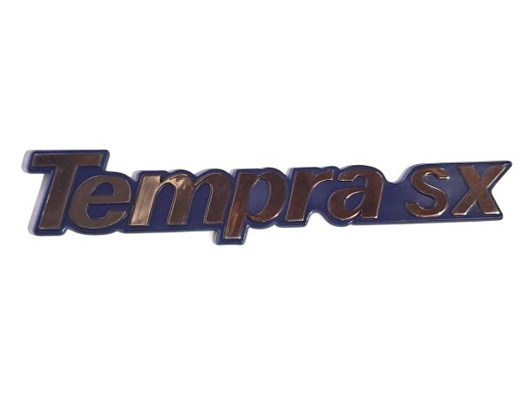 Emblema Tempra Sx 92/99 Azul/cromo 00549ab
