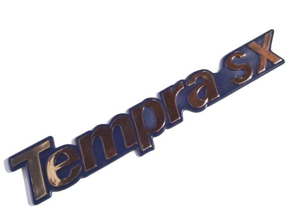 Emblema Tempra Sx 92/99 Azul/cromo 00549ab - Imagem 2