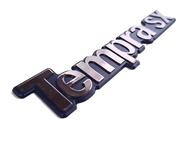 Emblema Tempra Sx 92/99 Azul/cromo 00549ab - Imagem 3