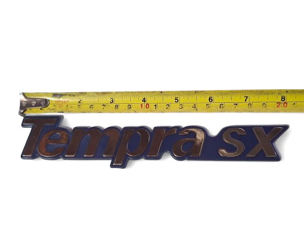 Emblema Tempra Sx 92/99 Azul/cromo 00549ab - Imagem 5