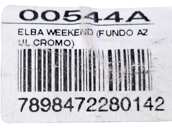 Emblema Elba Weekend 91/96 Azul/cromo 00544a - Imagem 6