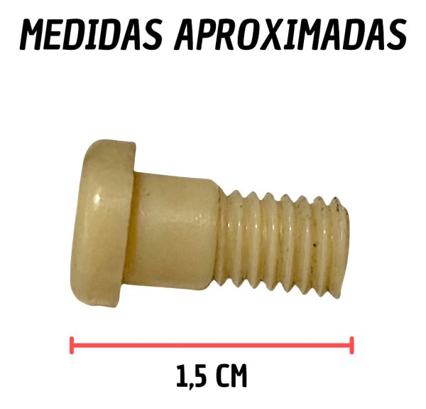 Grampo Parafuso Bege Lanterna Fiat 147 Spazio Panorama 10pçs - Imagem 3