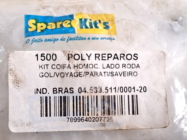 Coifa Homocinetica Lado Roda Gol Parati Saveiro Voyage - Imagem 2