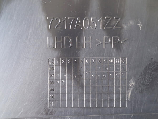 Acabamento Moldura Coluna LE Pajero Full 08/15 7217A051ZZ - Imagem 5