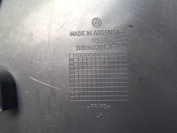 Acabamento Moldura Coluna D/LE Amarok 11/15 2h0867291C - Imagem 6