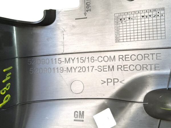 Acabamento Moldura Coluna Ld S10 13/20 52090115 C/Recorte - Imagem 5