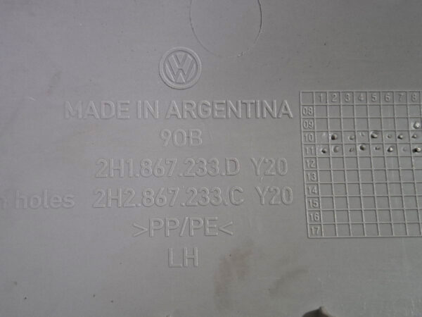 Acabamento Moldura Coluna LE Amarok 11/20 2h1867233D - Imagem 5