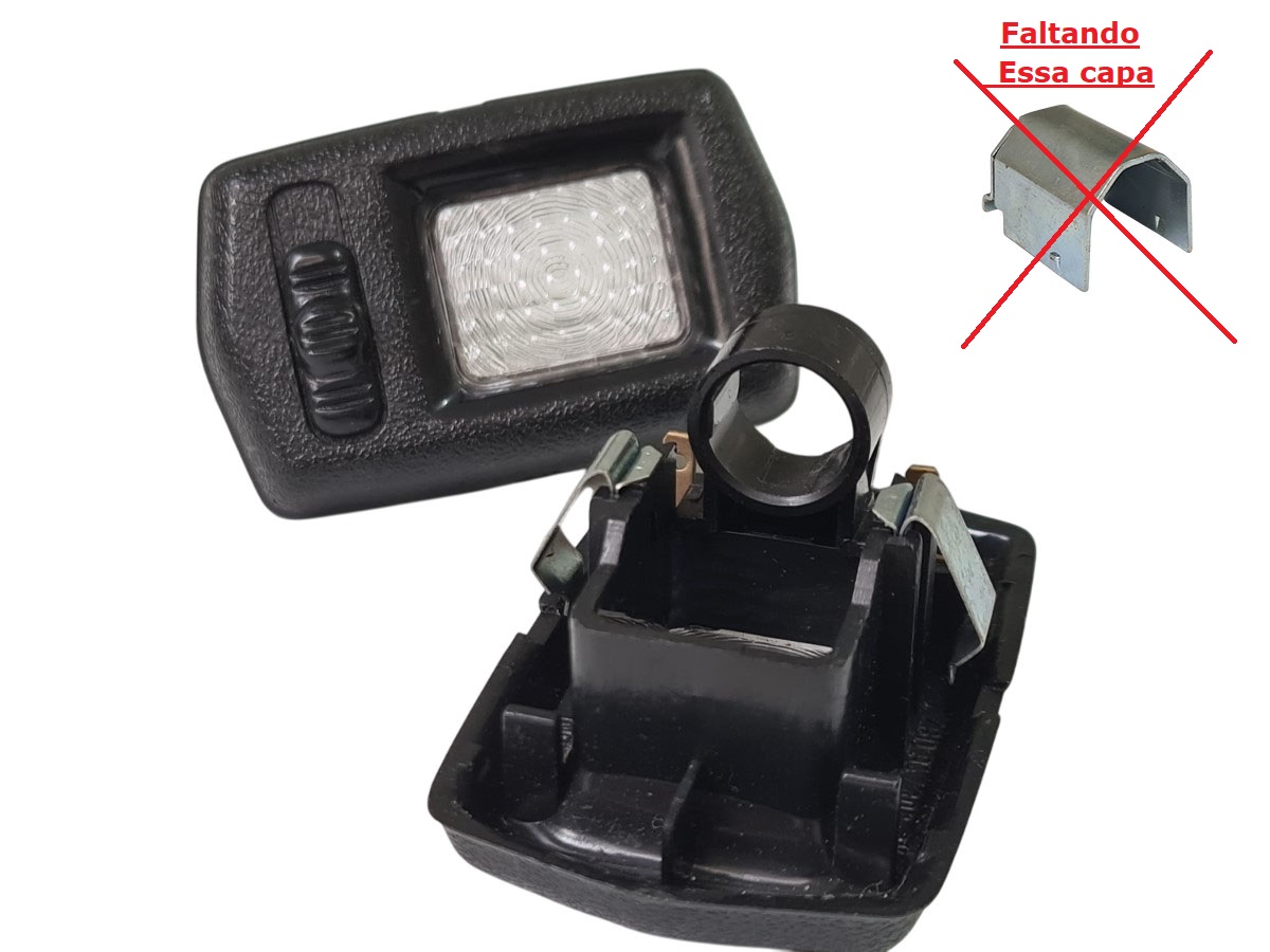 Luz Teto Cortesia Santana Arteb 84/91 Zbd947303 Incompleto