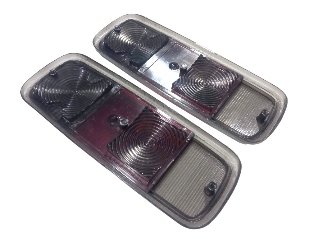 Par Lente Lanterna Traseira Fumê Kombi - Imagem 3