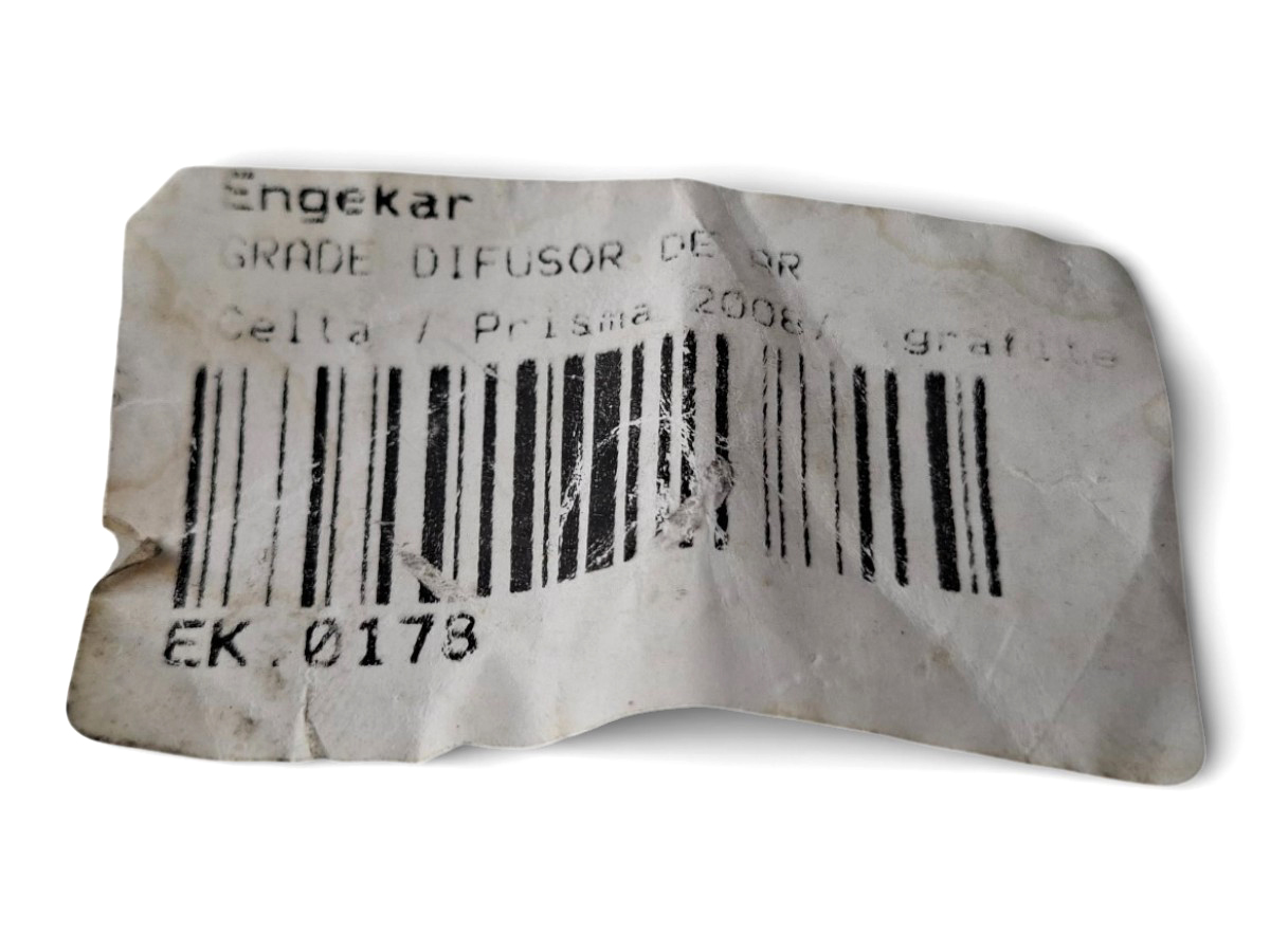 Grade Difusor Ar Celta Prisma 08/10 Ek0178 Preto/grafite - Imagem 5