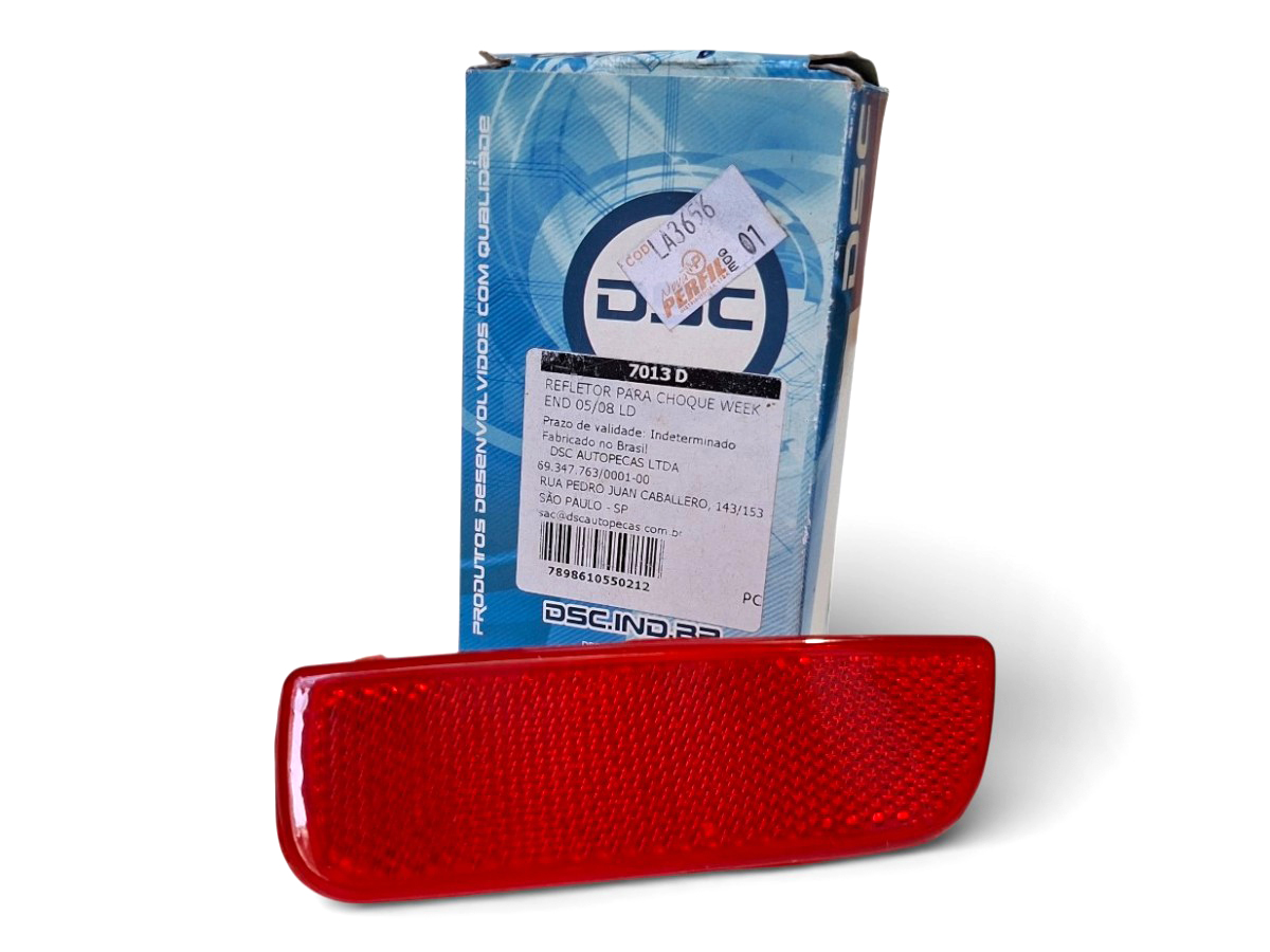 Refletor Para-choque T/ld Palio Weekend 04/08 Dsc 7013 D - Imagem 5