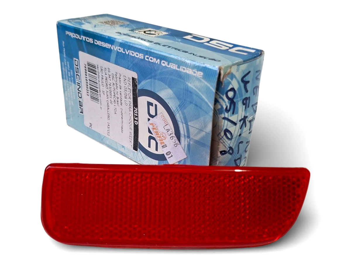 Refletor Para-choque T/ld Palio Weekend 04/08 Dsc 7013 D - Imagem 3