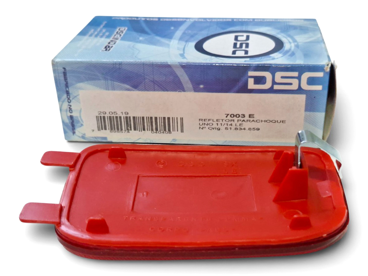 Refletor Para-choque T/le Uno 11/14 Dsc 7003 E - Imagem 4