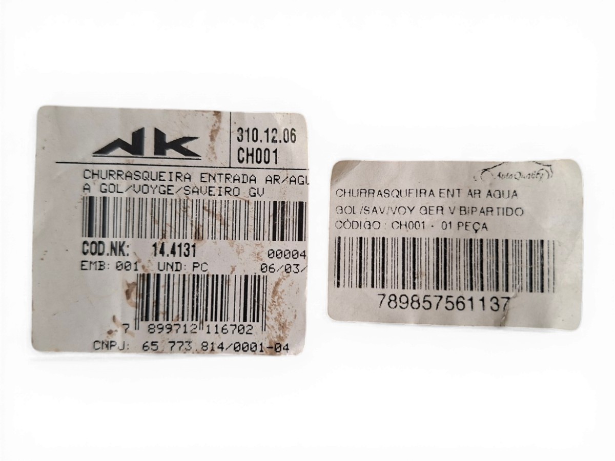 Grade Churrasqueira Gol Voyage Saveiro G5 Nk 144131 Preto Fosco - Imagem 3