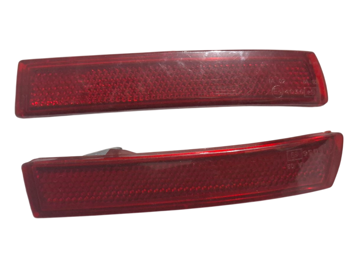 Par Refletor Para-choque Palio Bravo 51701564 / 51701565 Vermelho