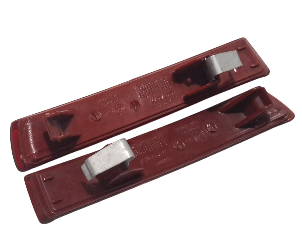 Par Refletor Para-choque Palio Bravo 51701564 / 51701565 Vermelho - Imagem 5
